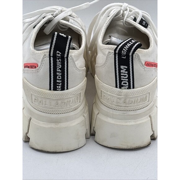 Palladium Revolt LO TX Star White Womens Platform Shoes Sz 8 - Picture 6 of 9
